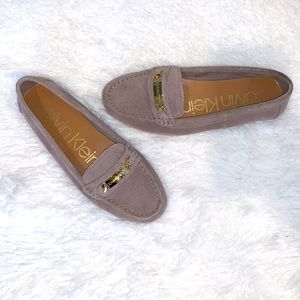 Loafers ~ Suede Gray Calvin Klein